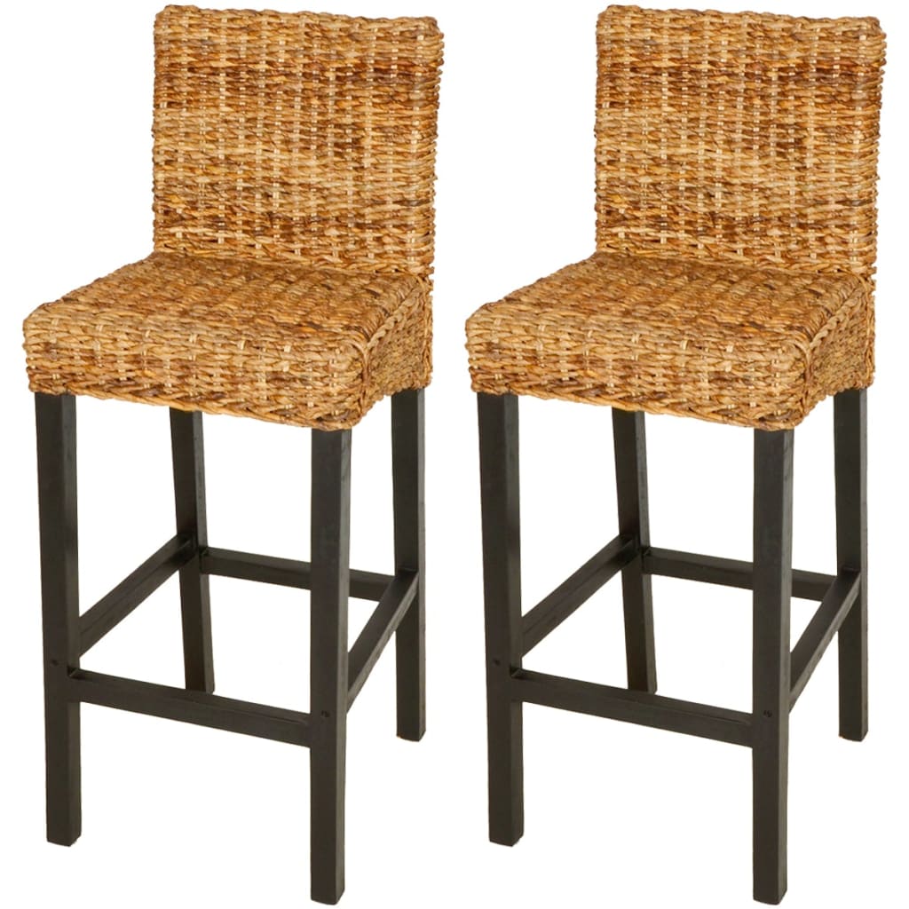 Bar Stools 2 pcs Abaca - Casper Homes