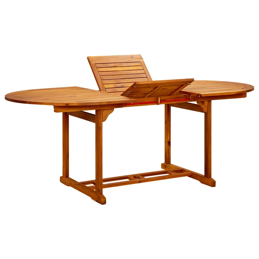 Garden Table 200x100x75 cm Solid Acacia Wood - Charlotte Dunes