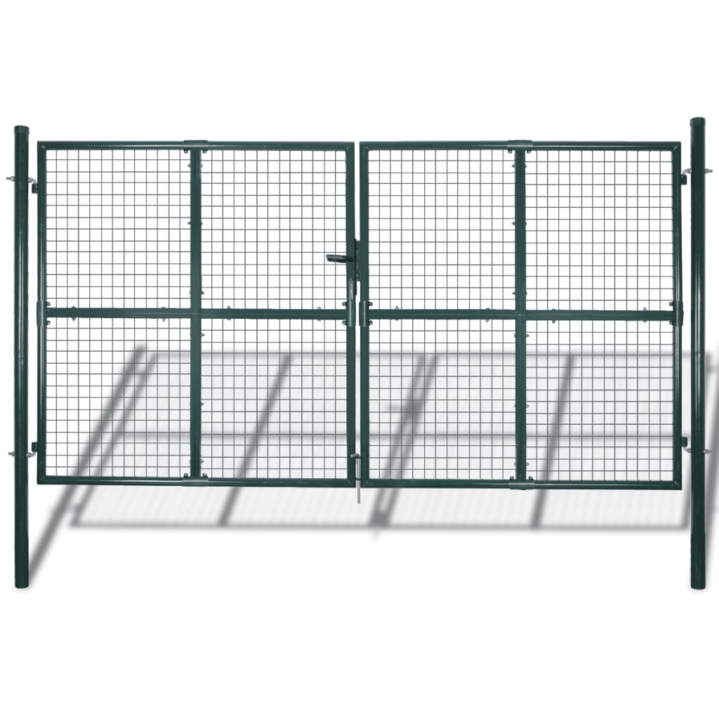 Double Door Fence Gate Powder-Coated Steel - Millennium Furniture