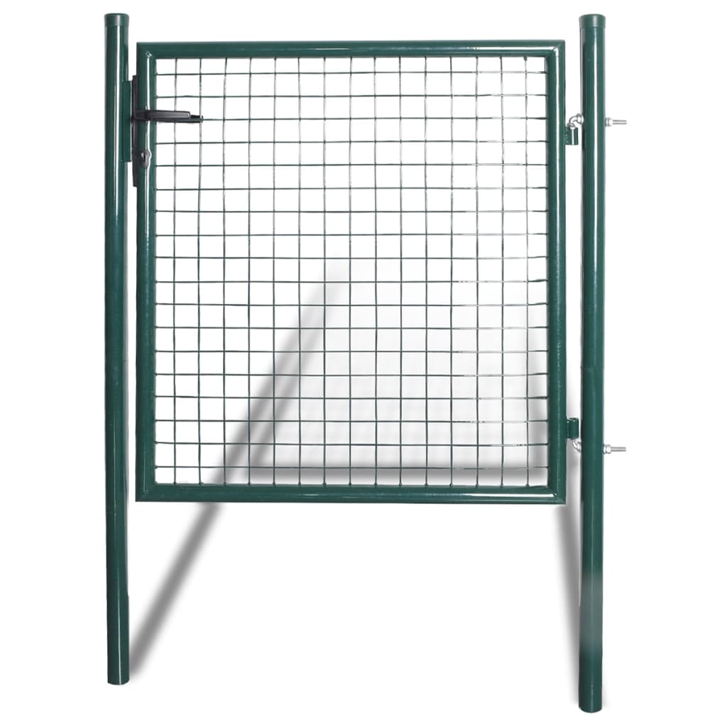 Single Door Fence Gate Powder-Coated Steel - Discount Dealers