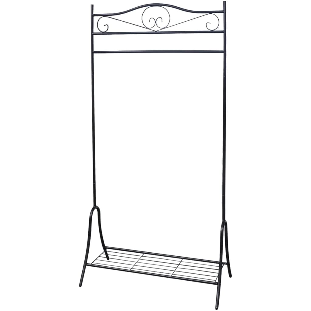 Clothing Rack Black Steel - Casper Homes