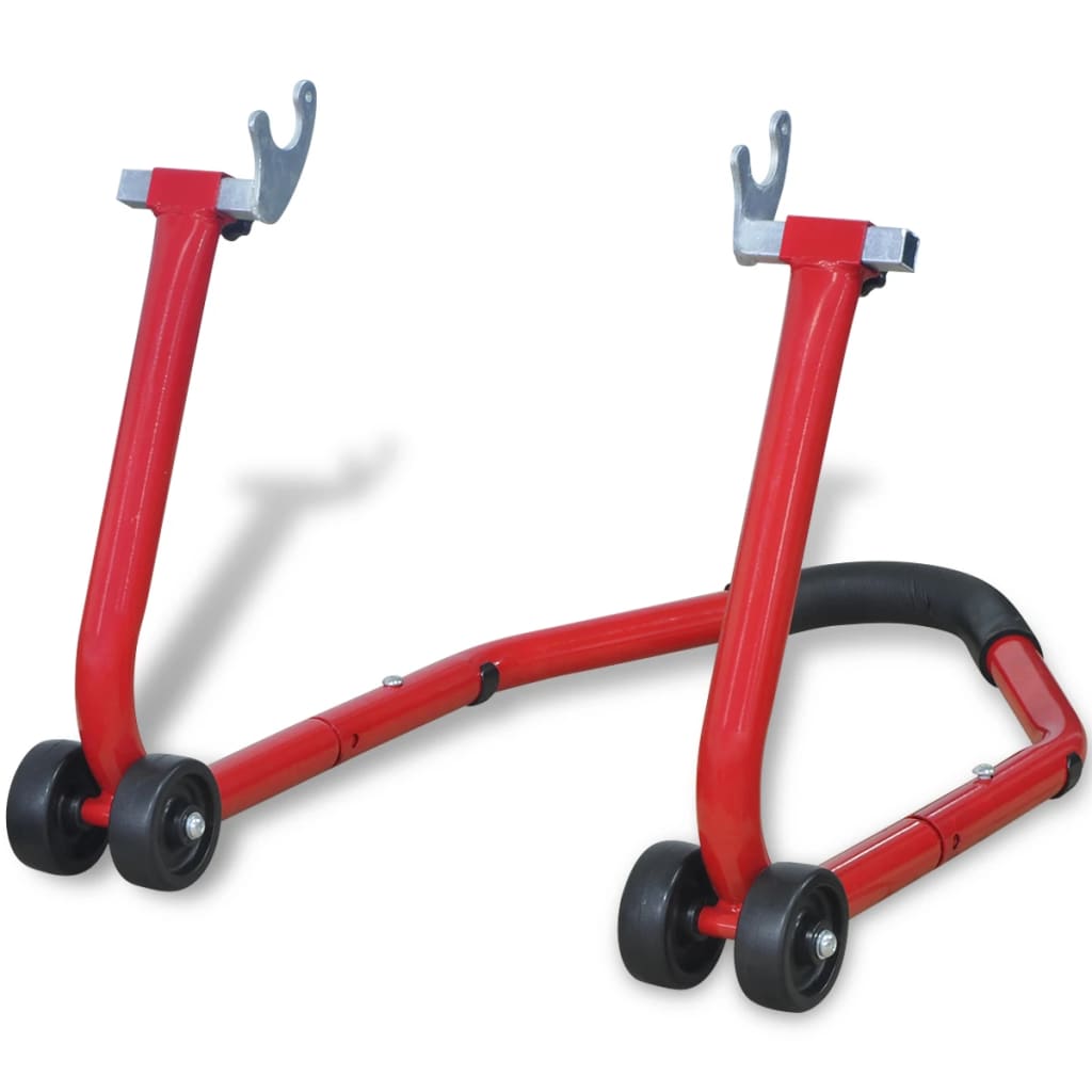 Motorcycle Rear Stand Red - Unbeatable Bargains
