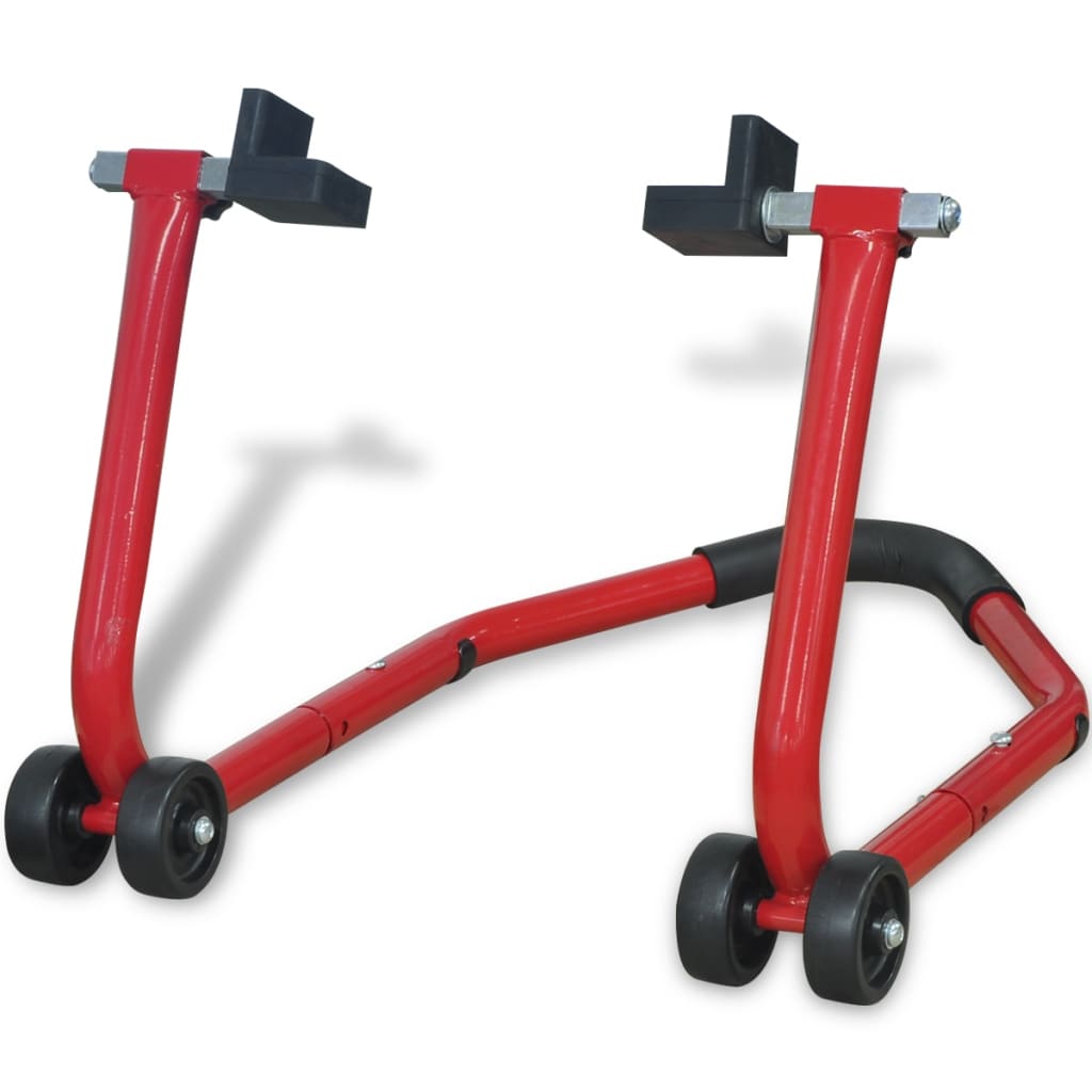 Motorcycle Rear Paddock Stand Red - Decor Base