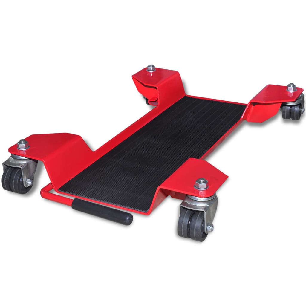 Motorcycle Dolly Centre Stand Red - Unbeatable Bargains
