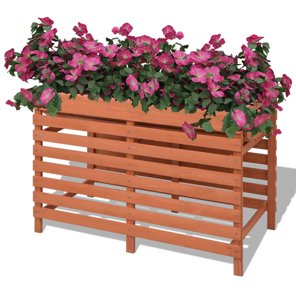 Planter 100x50x71 cm Wood - Design Hut