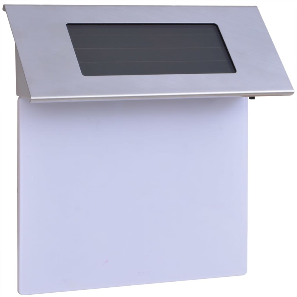 Solar LED House Number Light Stainless Steel - Design Hut