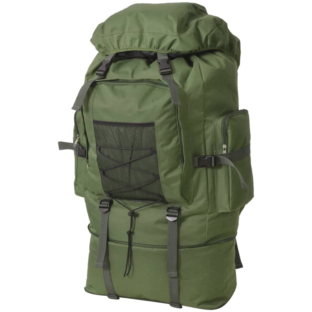 Army-Style Backpack XXL 100 L Green - R and M Furniture