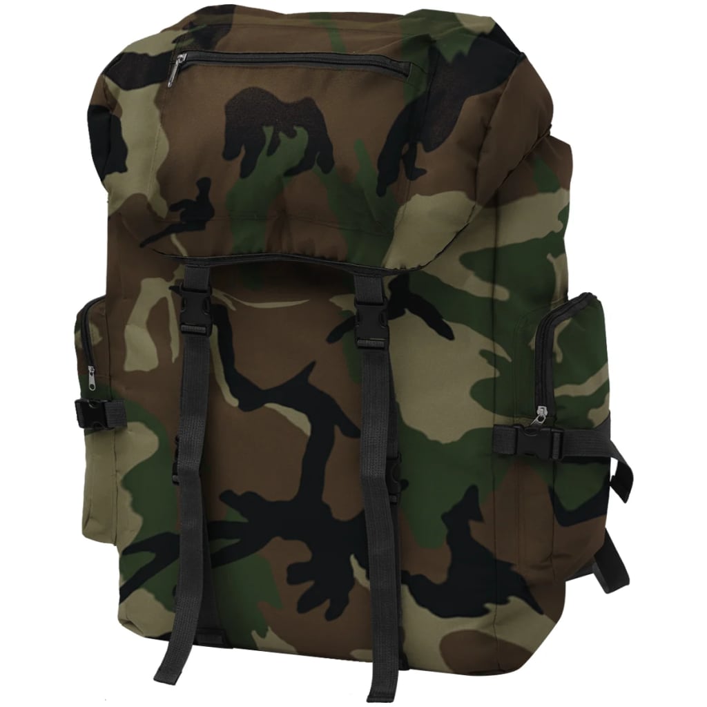 Army-Style Backpack 65 L Camouflage - Unbeatable Bargains