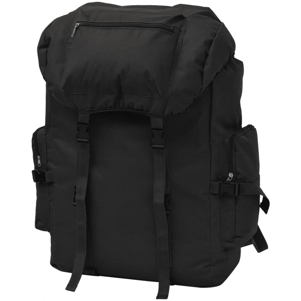 Army-Style Backpack 65 L Black - Merkel Designers