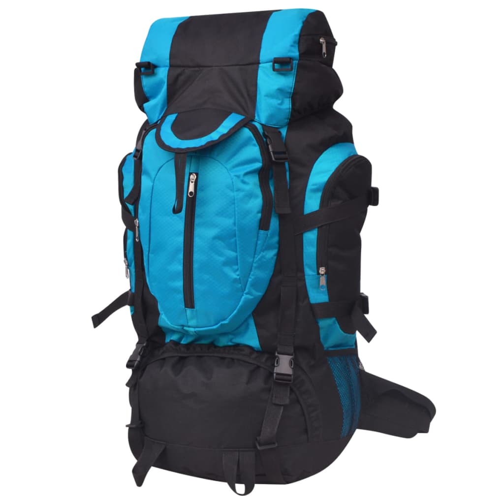 Hiking Backpack XXL 75 L Black and Blue - All Things Good