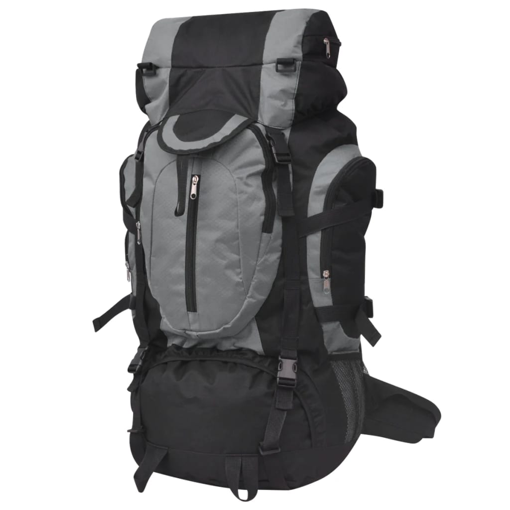 Hiking Backpack XXL 75 L Black and Grey - Style and Chic