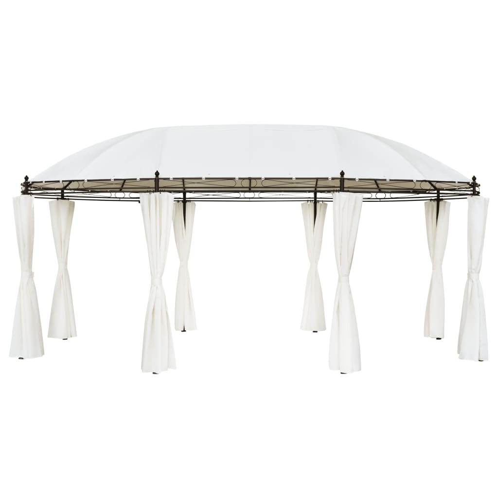 Gazebo Cream White 530x350x265 cm - Brittle & Co
