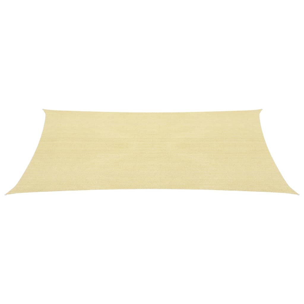 Sunshade Sail HDPE Square 3.6x3.6 m Beige - The Home Maker