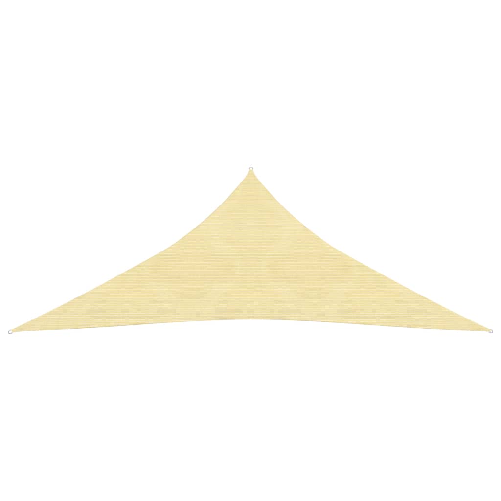 Sunshade Sail HDPE Triangular 5x5x5 m Beige - Merkel Designers
