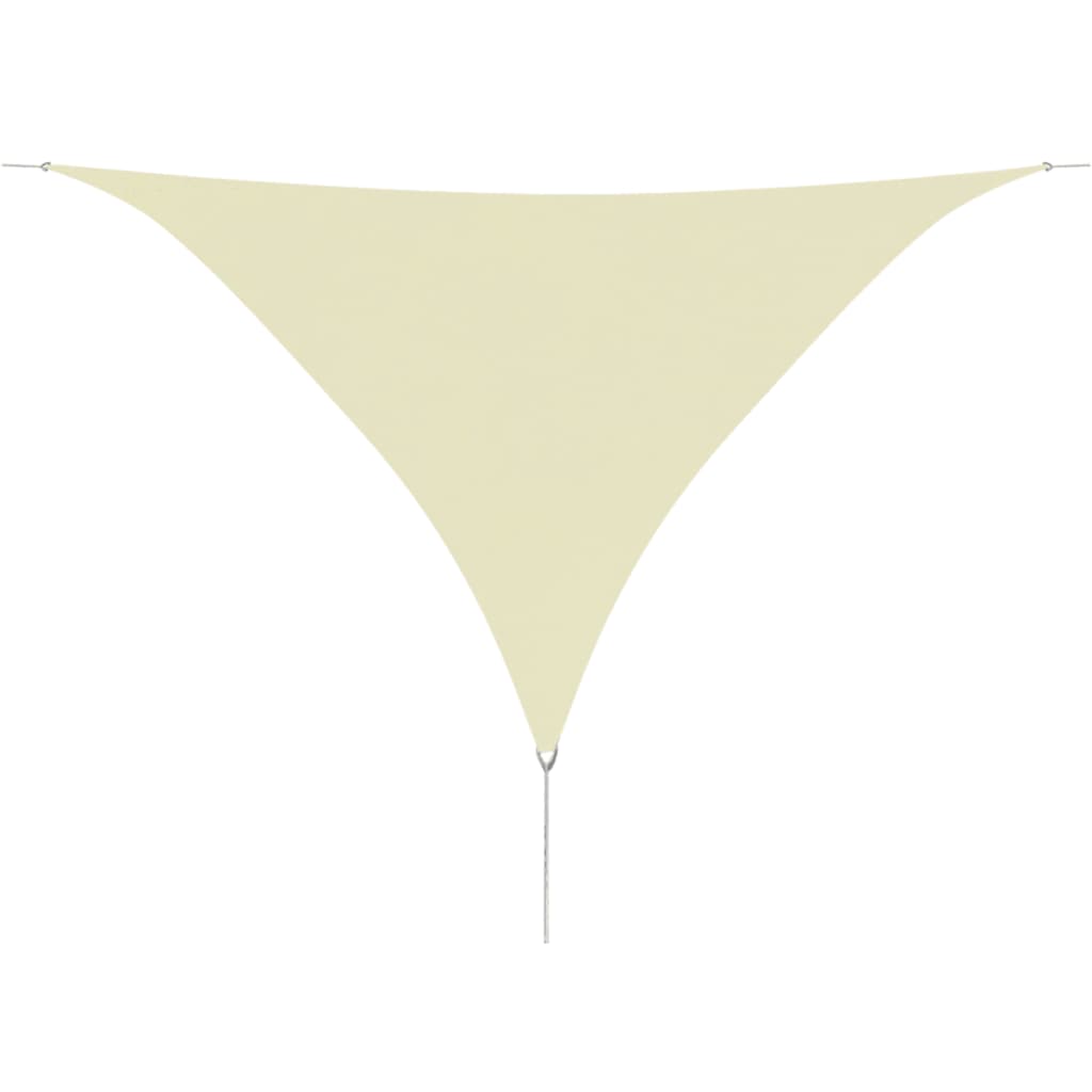 Sunshade Sail Oxford Fabric Triangular 3.6x3.6x3.6 m Cream - Design Hut