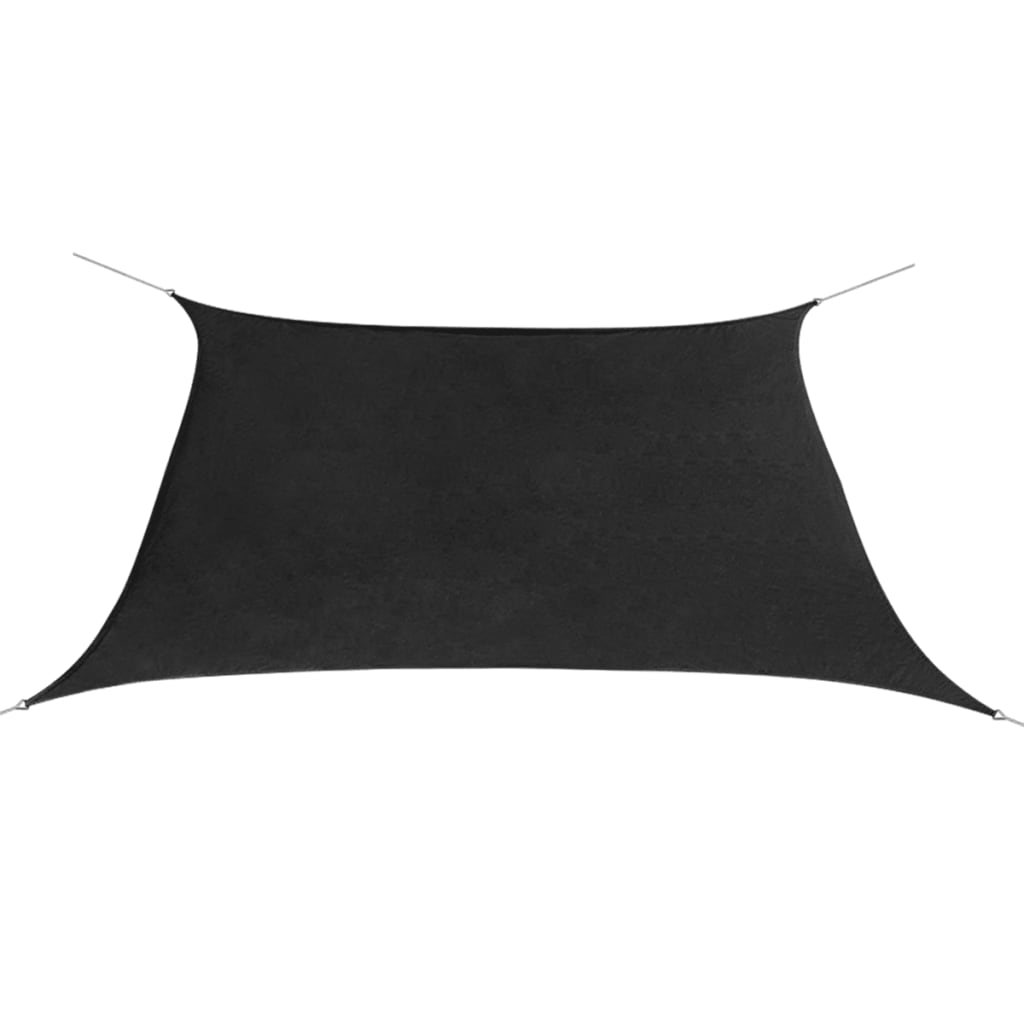 Sunshade Sail Oxford Fabric Square 3.6x3.6 m Anthracite - Design Hut