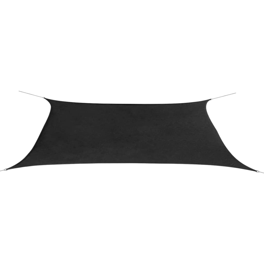Sunshade Sail Oxford Fabric Rectangular 4x6 m Anthracite - Unbeatable Bargains