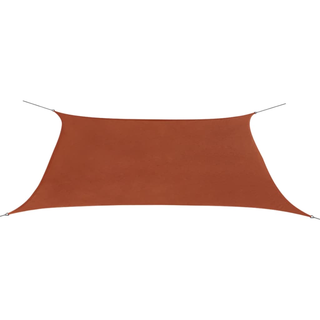 Sunshade Sail Oxford Fabric Rectangular 2x4 m Terracotta - R and M Furniture