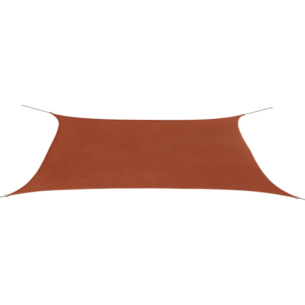 Sunshade Sail Oxford Fabric Rectangular 4x6 m Terracotta - Discount Dealers