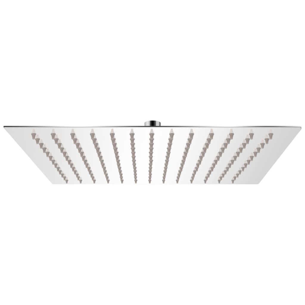 Rain Shower Head Stainless Steel 25x25 cm Square - Direct Imports