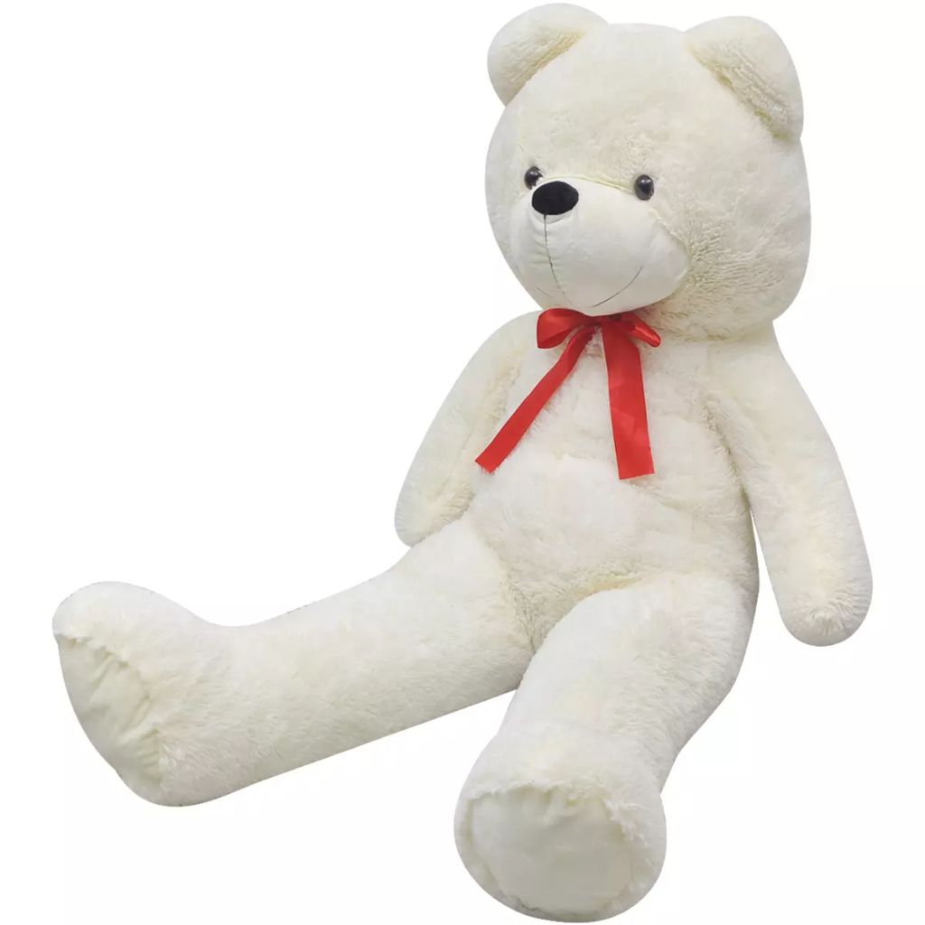 Teddy Bear Cuddly Toy Plush White 170 cm - Tyrell & Tyrell