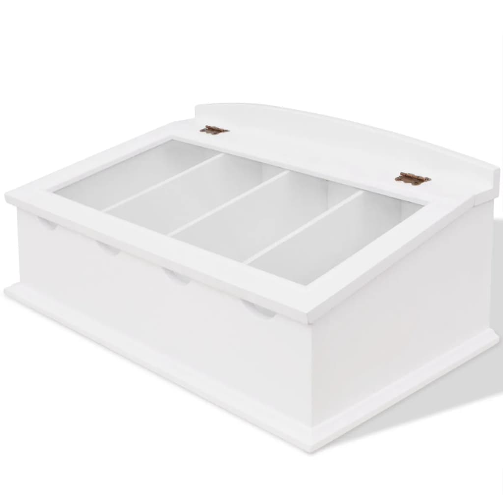 Cutlery Tray MDF White Baroque Style - Design Hut