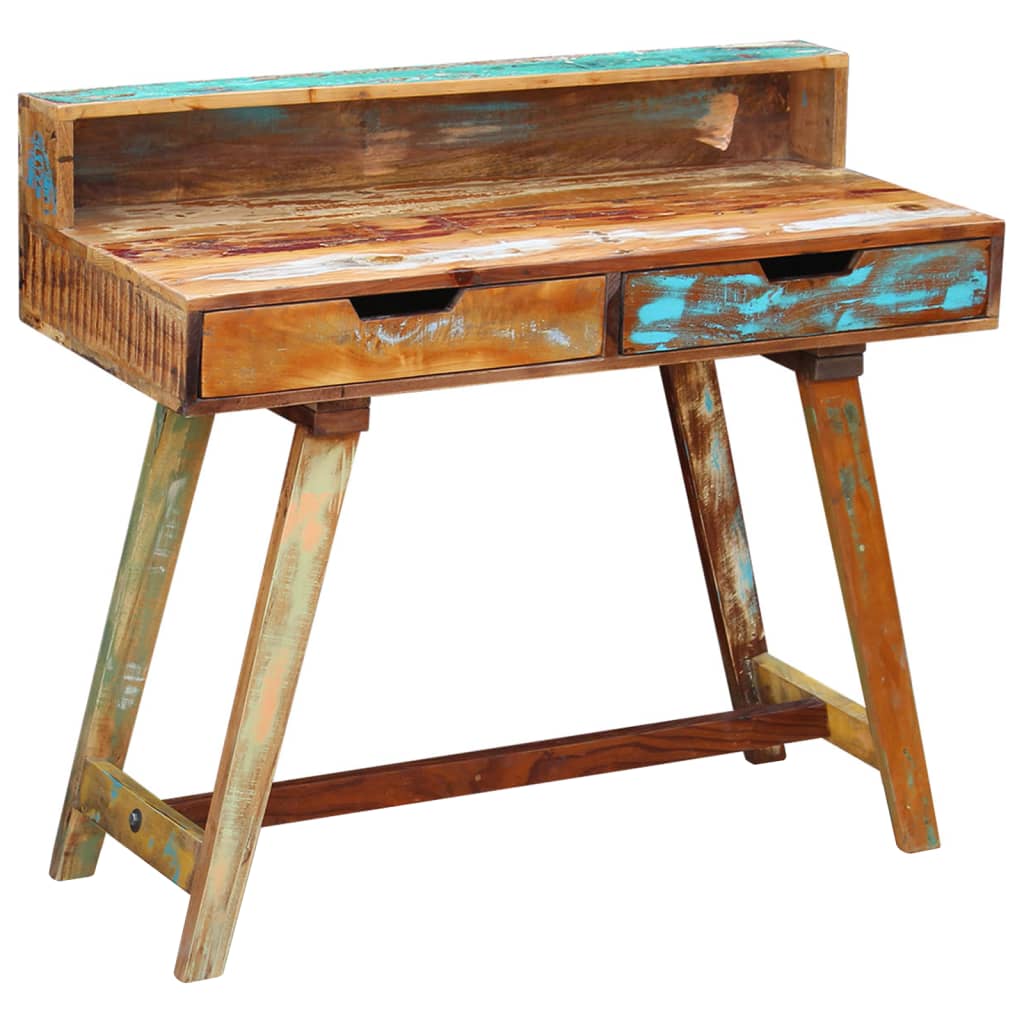 Desk Solid Reclaimed Wood - Merlin Deals