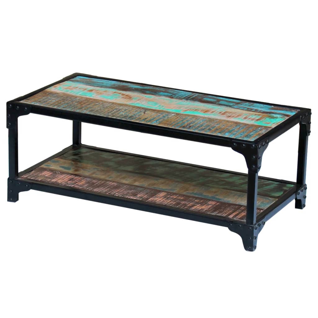 Coffee Table Solid Reclaimed Wood - Merlin Deals