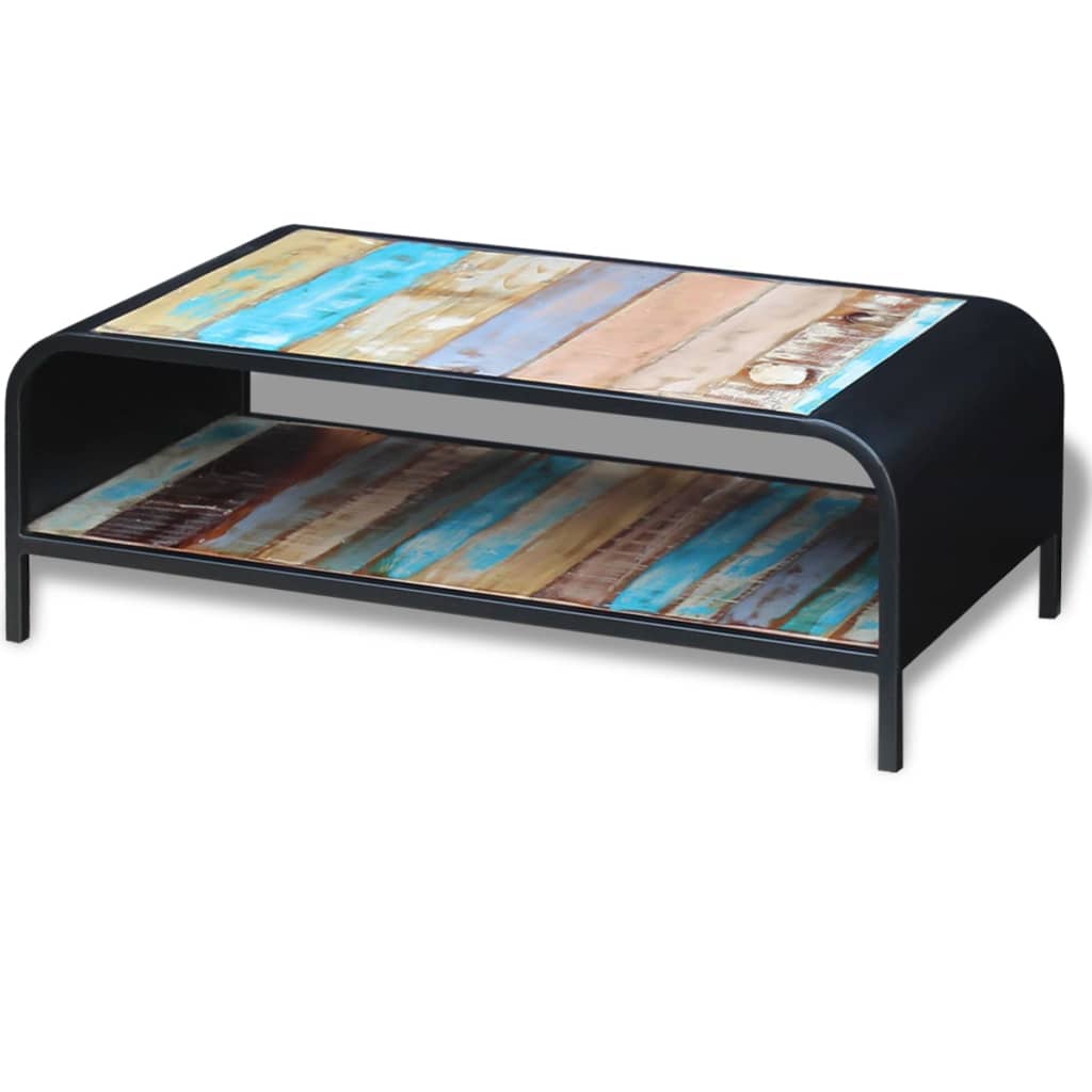 Coffee Table Solid Reclaimed Wood - Merlin Deals