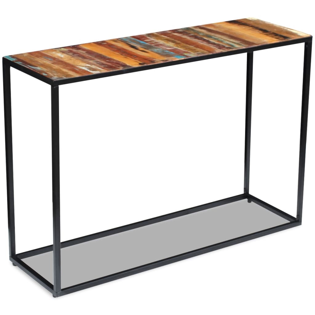 Console Table Solid Reclaimed Wood 110x35x76 cm - Unbeatable Bargains