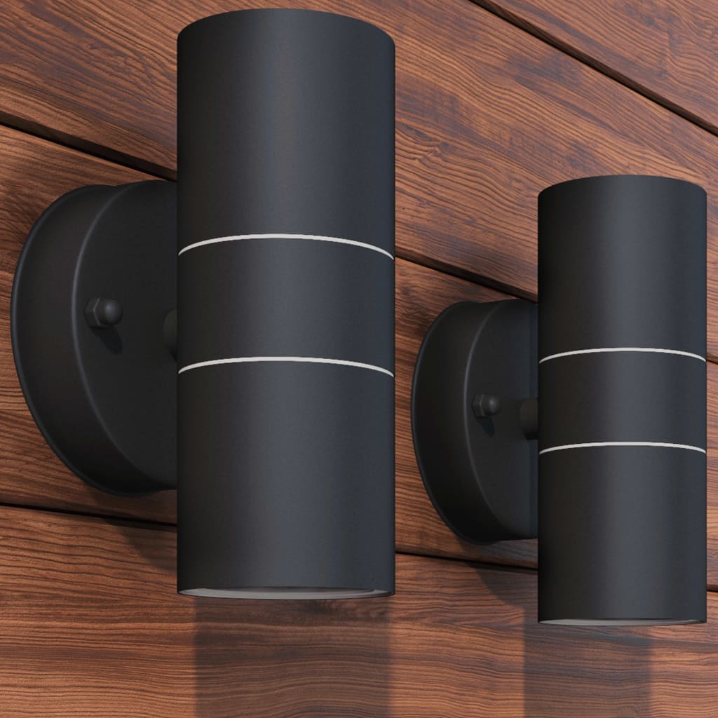 Outdoor LED Wall Lights 2 pcs Stainless Steel Up/Downwards - Tyrell & Tyrell