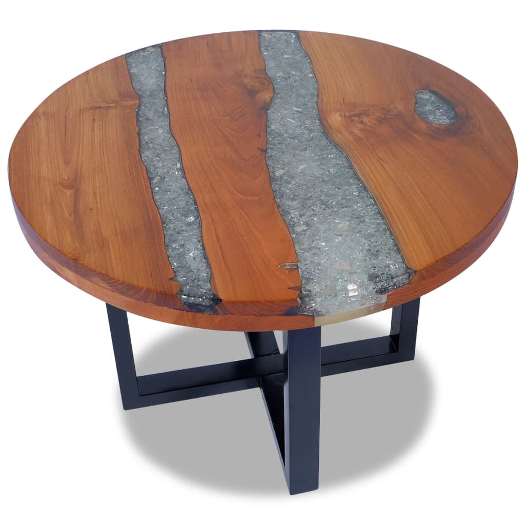 Coffee Table Teak Resin 60 cm - Tyrell & Tyrell