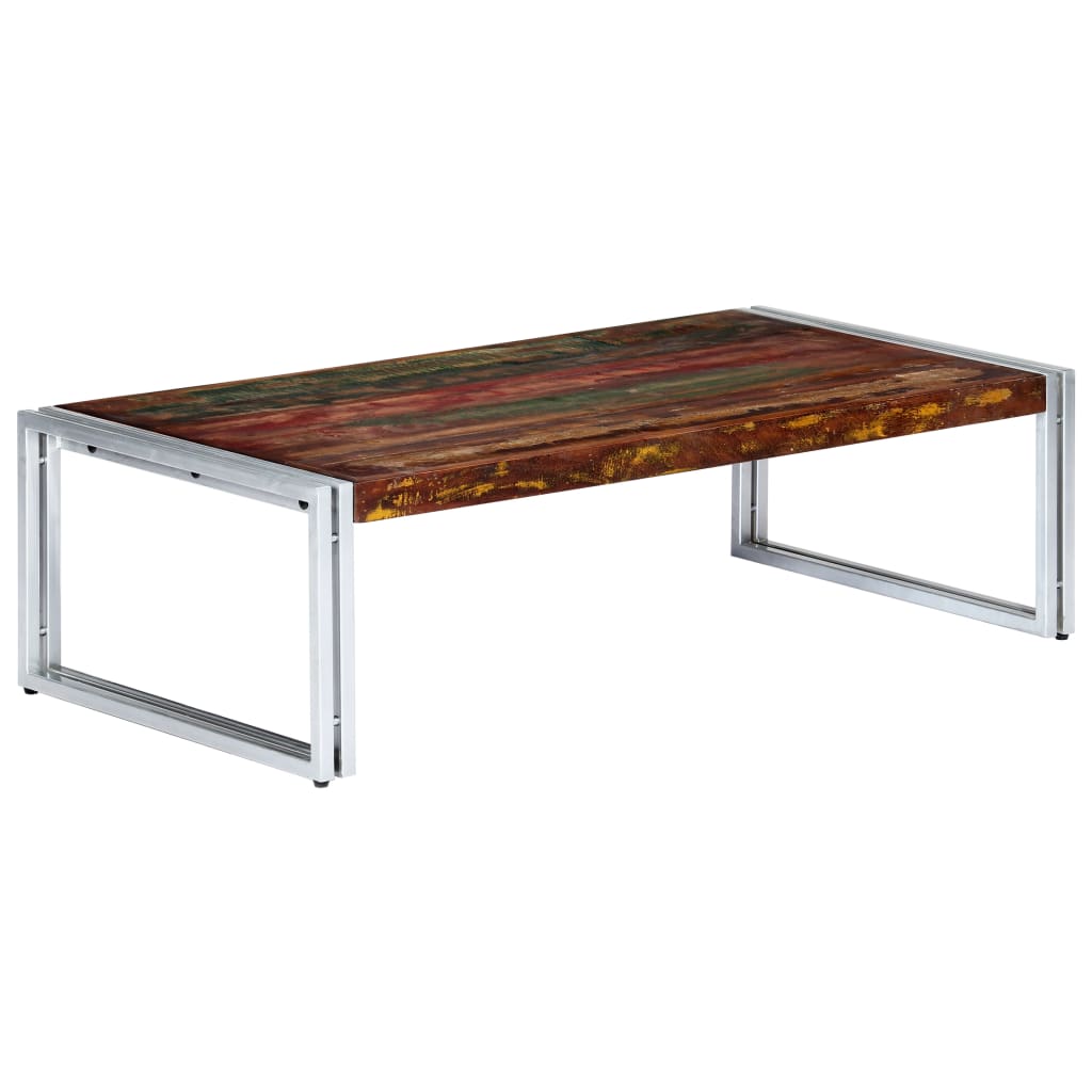 Coffee Table 120x60x35 cm Solid Reclaimed Wood - Sid & Sam