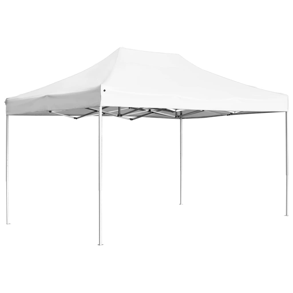 Professional Folding Party Tent Aluminium 4.5x3 m White - Millennium Furniture