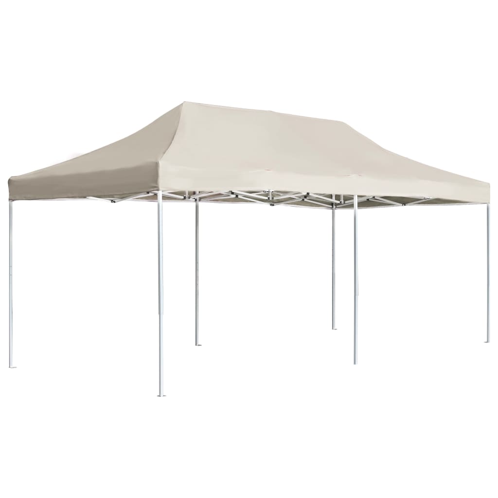 Professional Folding Party Tent Aluminium 6x3 m Cream - Merkel Designers
