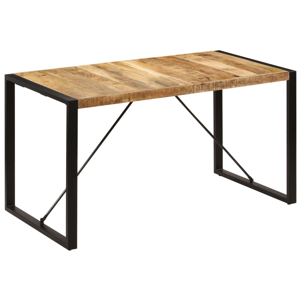 Dining Table 140x70x75 cm Solid Mango Wood - Sid & Sam