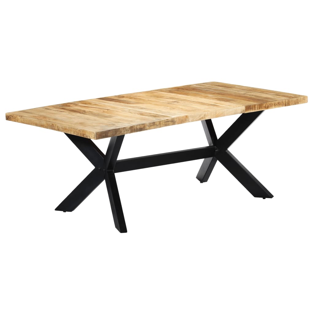 Dining Table 200x100x75 cm Solid Mango Wood - Direct Imports