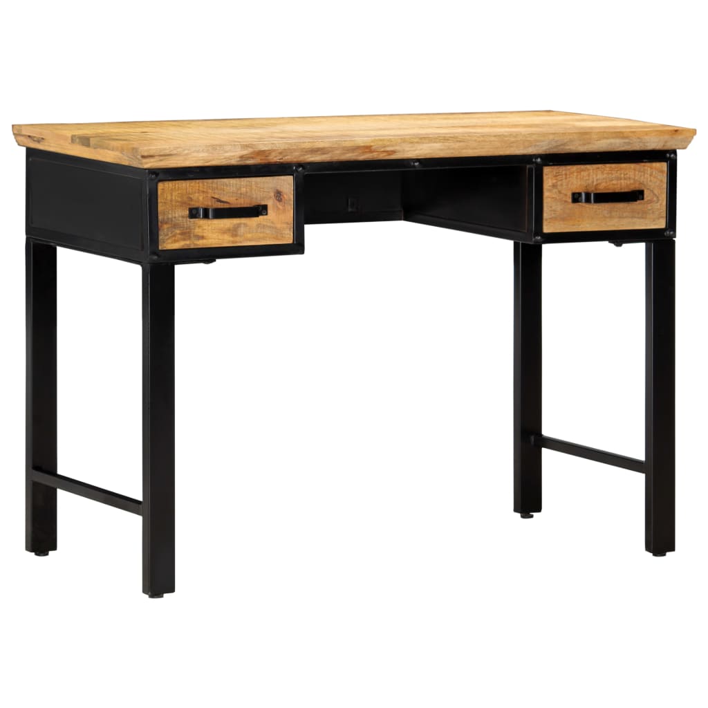 Writing Table 110x50x76 cm Solid Mango Wood - Merkel Designers