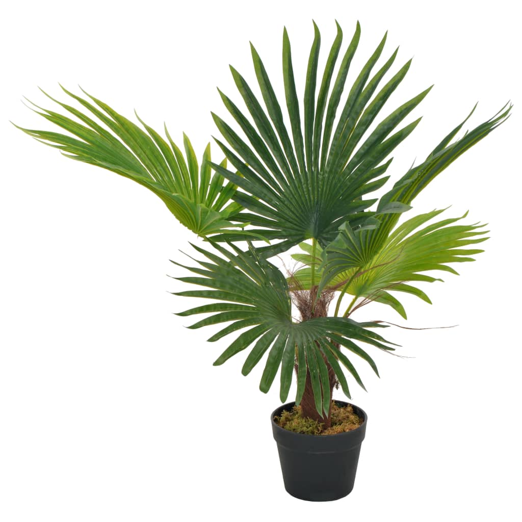 Artificial Plant Palm with Pot Green 70 cm - Merlin Deals