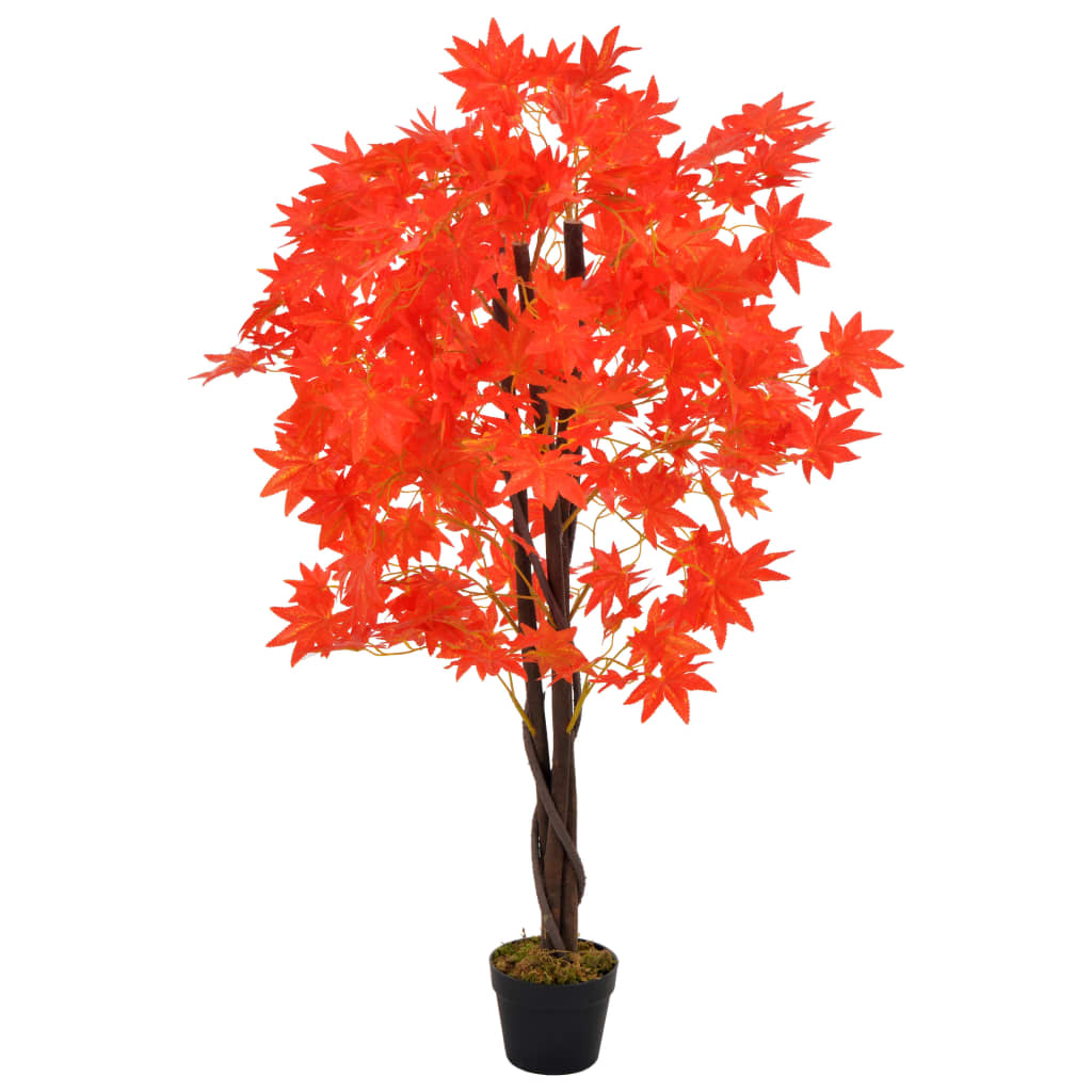Artificial Plant Maple Tree with Pot Red 120 cm - Millennium Furniture