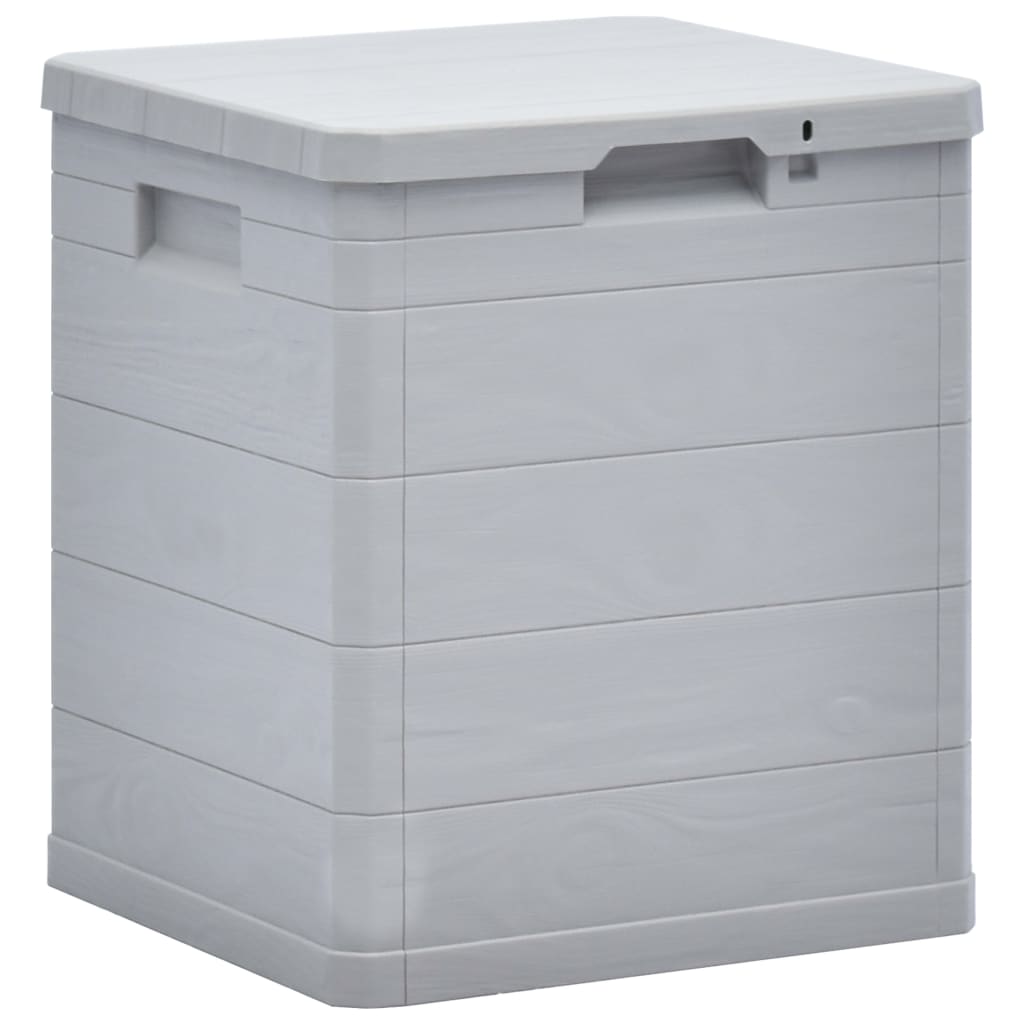 Garden Storage Box 90 L Light Grey - Discount Dealers