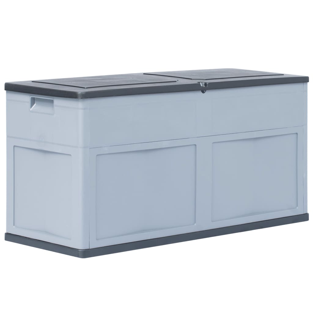 Garden Storage Box 320 L Grey Black - All Things Good