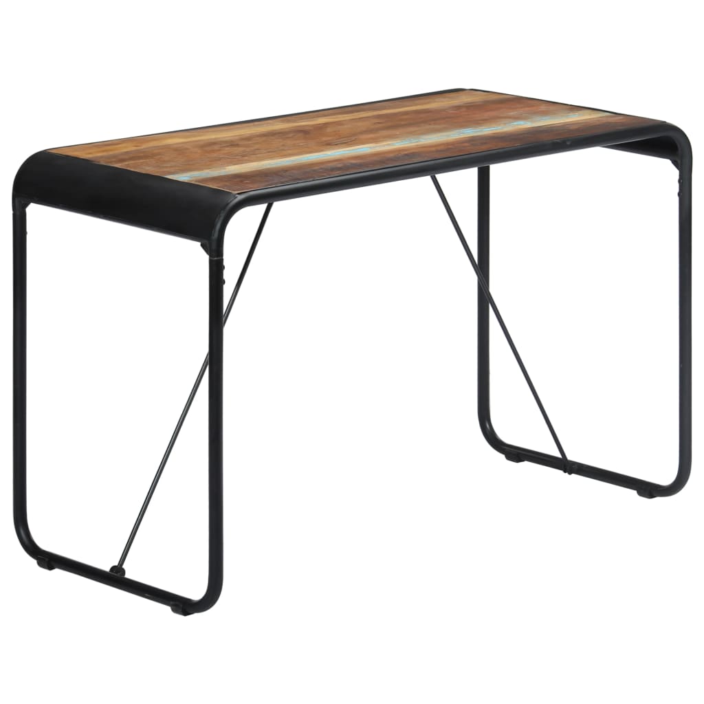 Dining Table 118x60x76 cm Solid Reclaimed Wood - Discount Dealers
