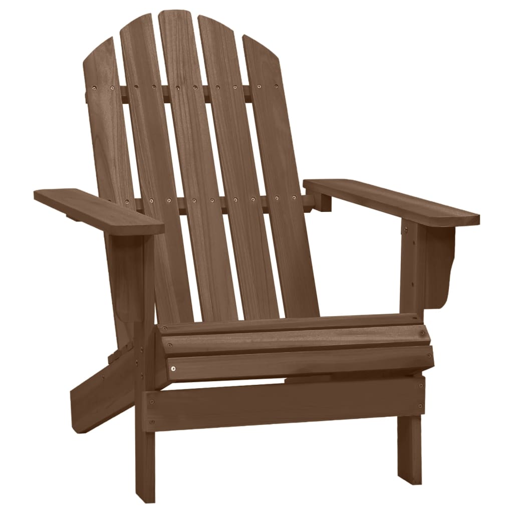 Garden Chair Wood Brown - Decor Base