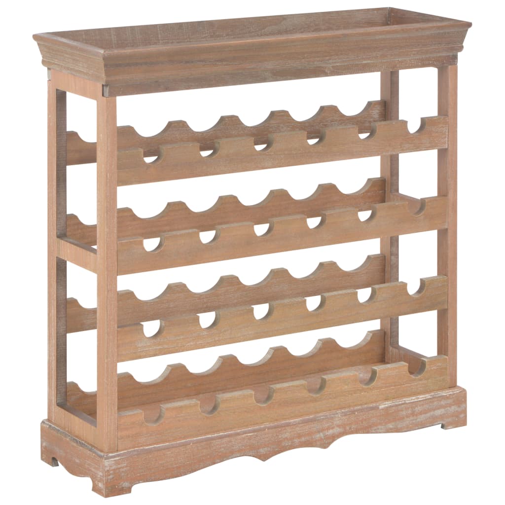Wine Cabinet Brown 70x22.5x70.5 cm MDF - Decor Base