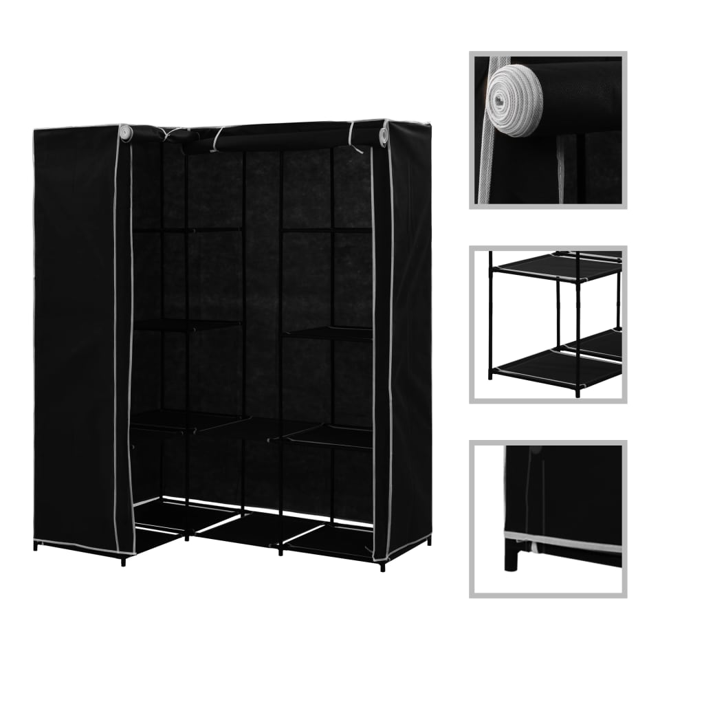Black 130x87x169cm - Design Hut