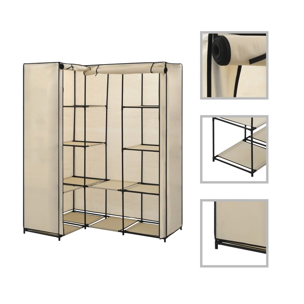 Cream 130x87x169cm - Decor Base