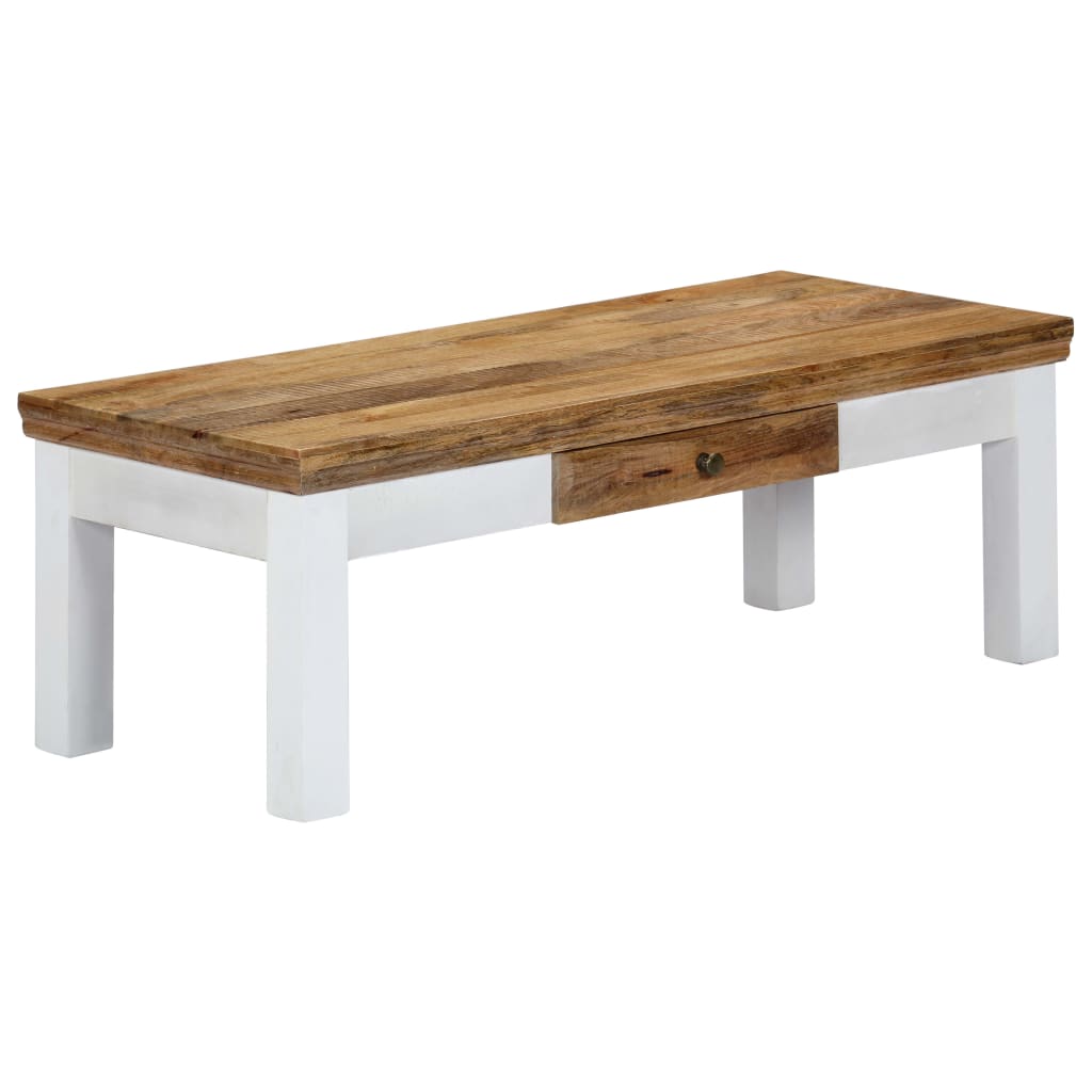 Coffee Table 110x50x40 cm Solid Mango Wood - All Things Good
