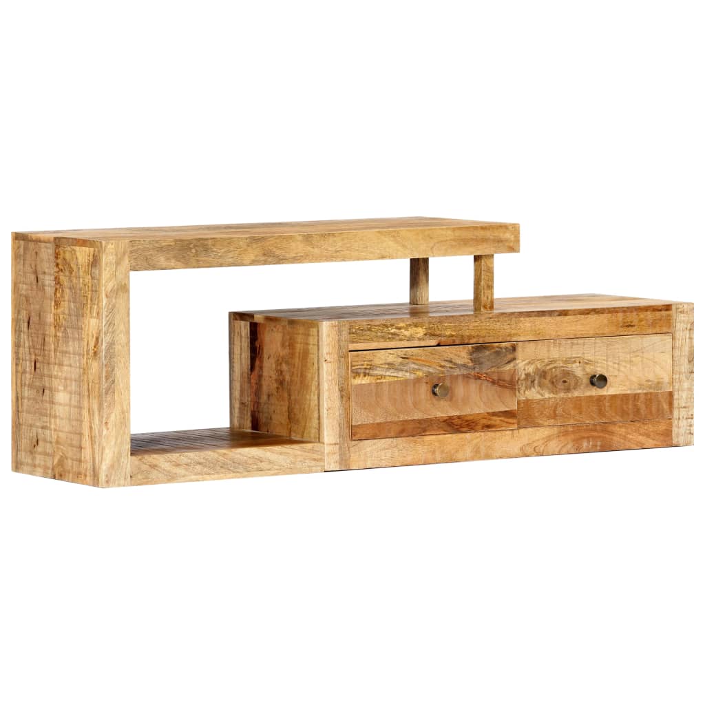 TV Cabinet 120x30x40 cm Solid Mango Wood - Millennium Furniture