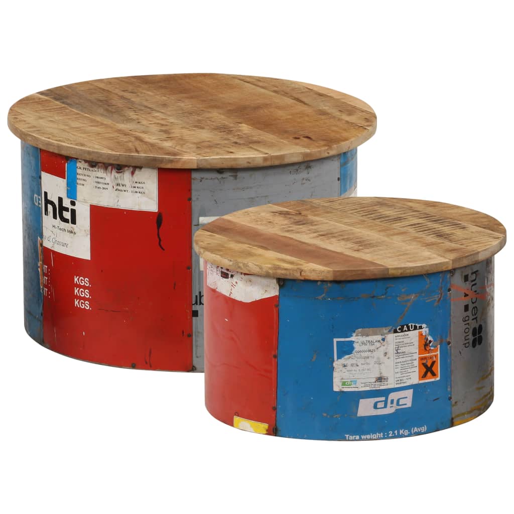 Coffee Tables 2 pcs Solid Mango Wood - All Things Good